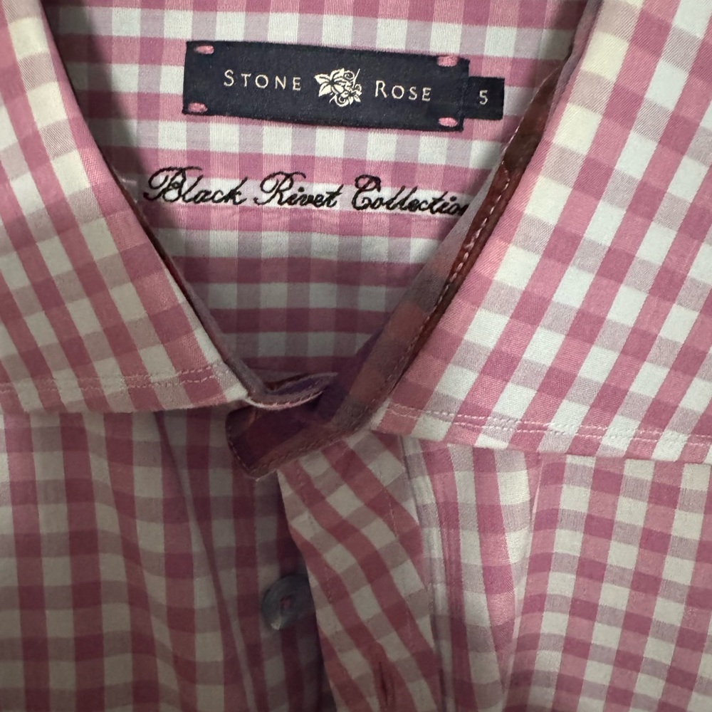 Stone Rose Button Down, Long Sleeve